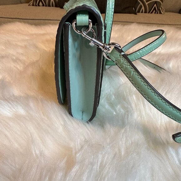 NWT Tory Burch Thea Leather Crossbody Bag Wallet Clutch Purse w/ Card Case - Picture 3 of 9